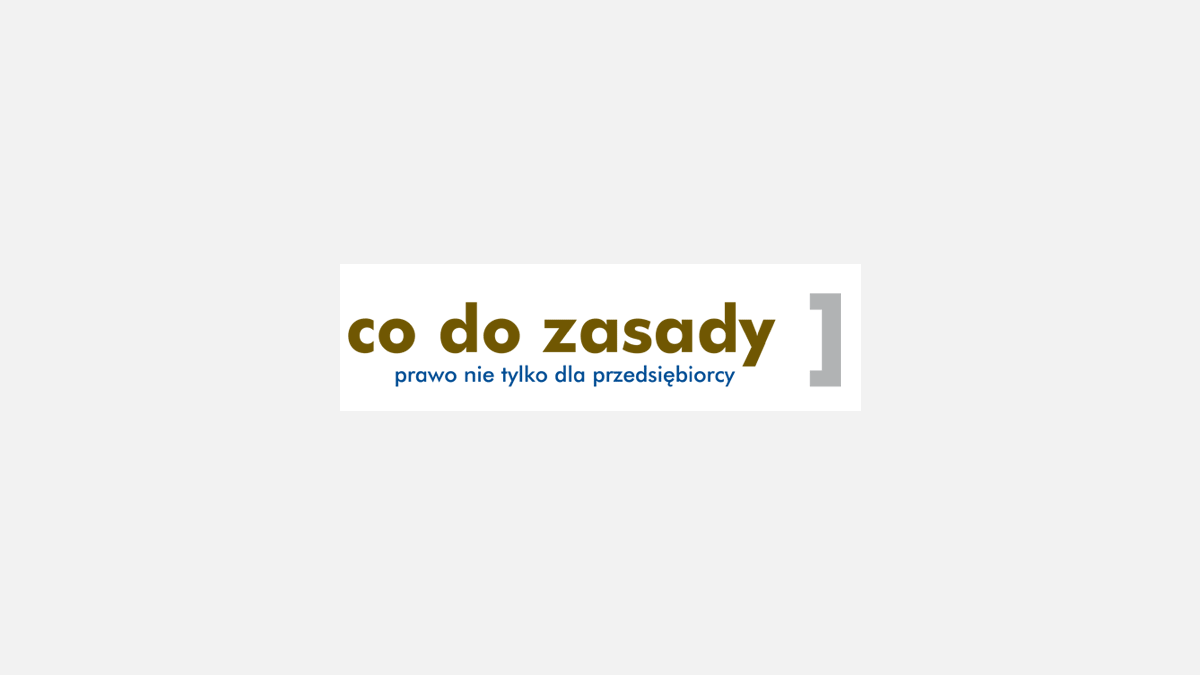co do zasady