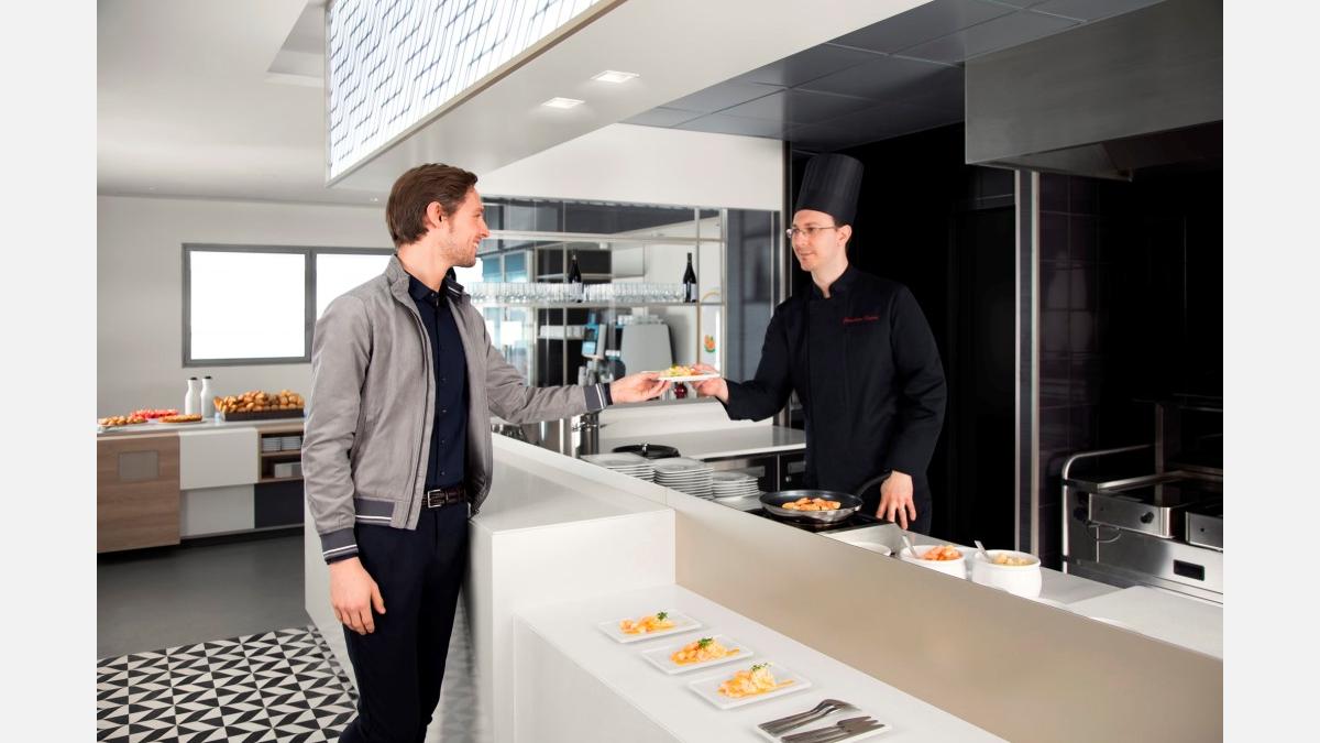 Salon Air France pokaz kulinarny