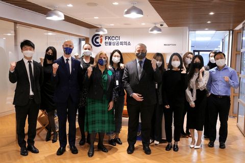 FKCCI discusses EU-Korea-France economic cooperation with the European Ambassador in Korea welcome H.E. Maria CASTILLO-FERNANDEZ FKCCI discusses EU-Korea-France economic cooperation with the European Ambassador in Korea welcome H.E. Maria CASTILLO-FERNANDEZ