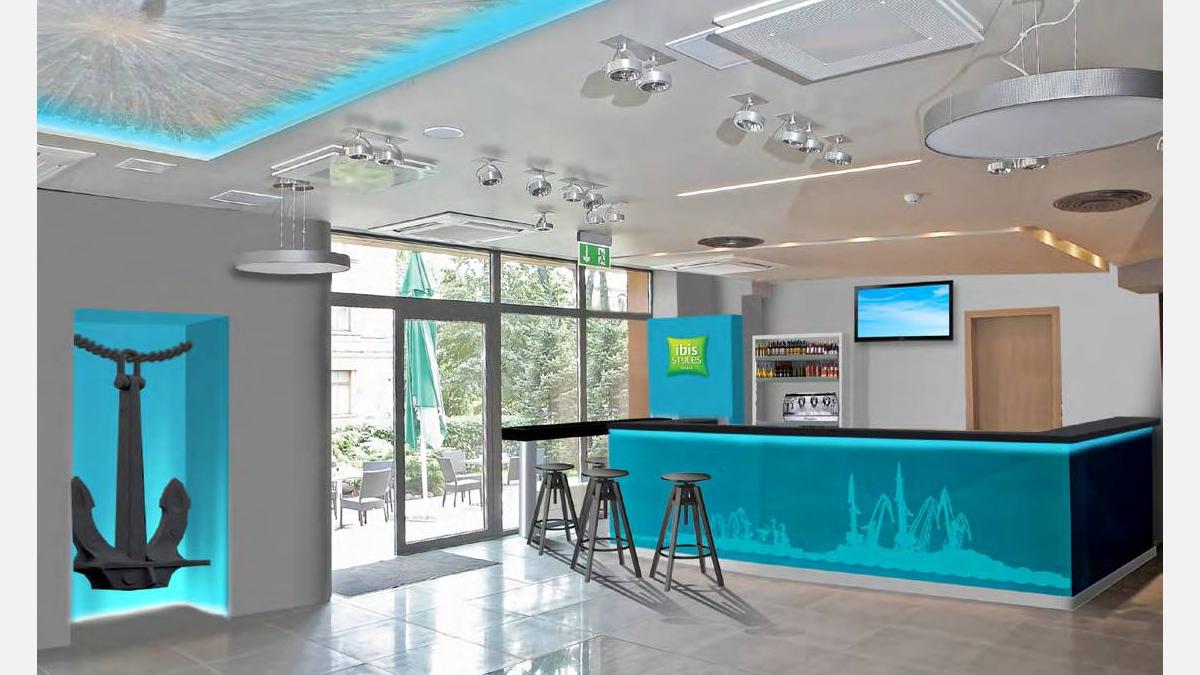 Lounge bar w ibis Styles Riga