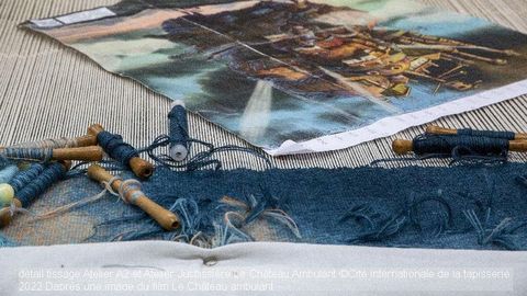 L'imaginaire de Hayao Miyazaki en tapisserie d'Aubusson | Tombée de métier et dévoilement n°3 L'imaginaire de Hayao Miyazaki en tapisserie d'Aubusson | Tombée de métier et dévoilement n°3