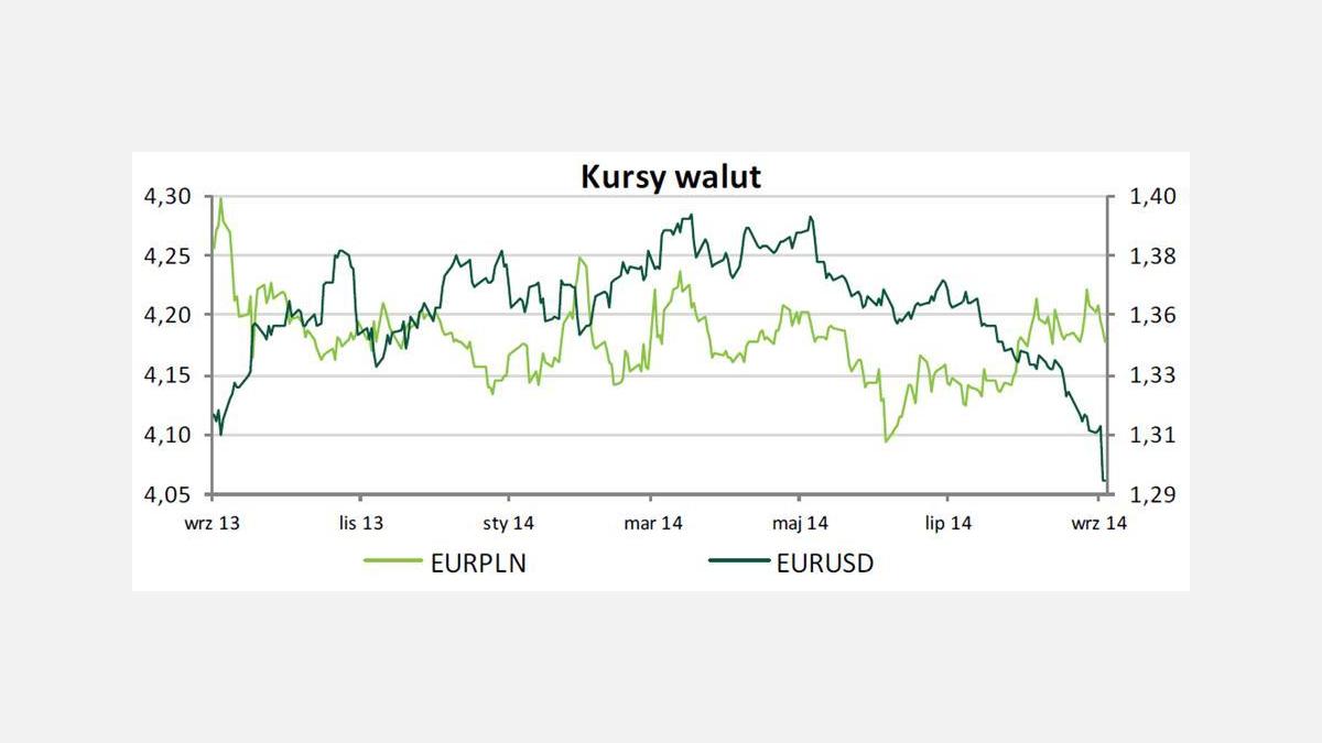 kursy walut wykres