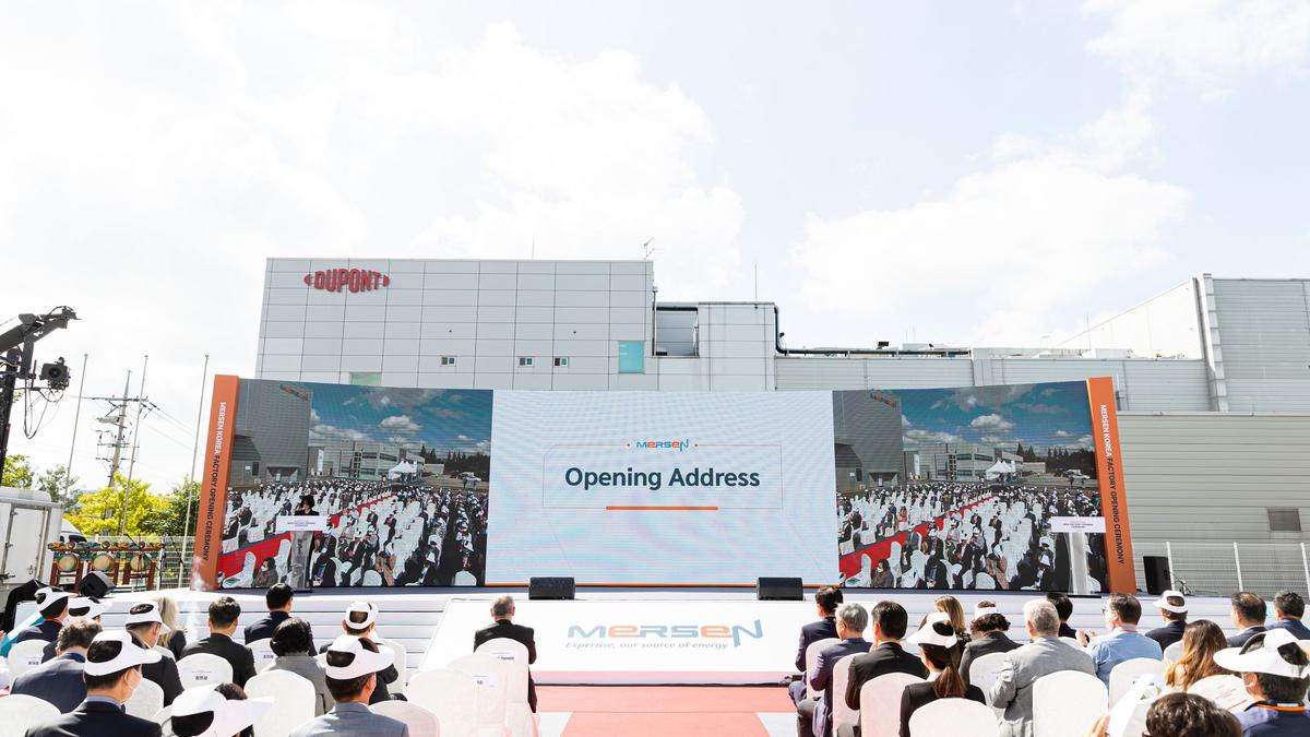 Mersen Korea inaugurates its new graphite materials production plant Mersen Korea inaugurates its new graphite materials production plant