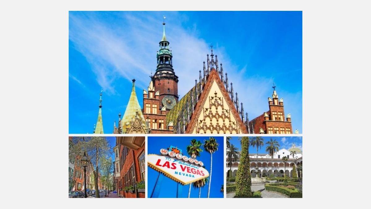 Nowe destynacje Air France KLM w sezonie lato 2019 - kolaż