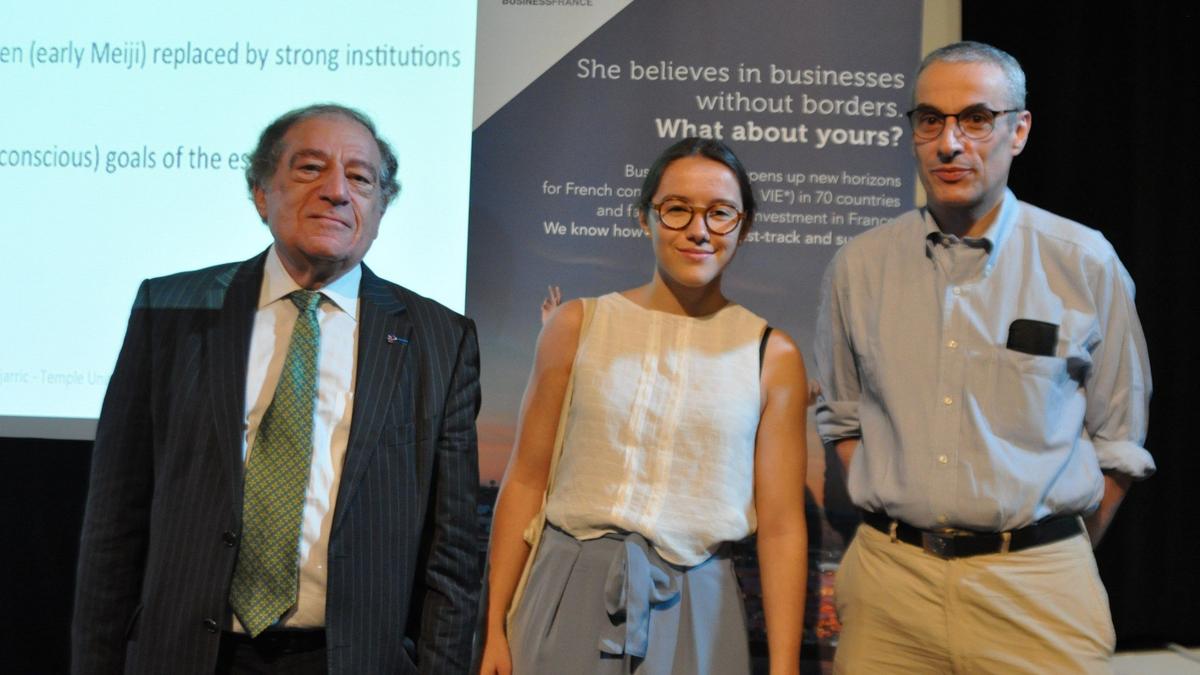 Fréderic Bénoliel, Lucie Desquiens et Robert Dujarric