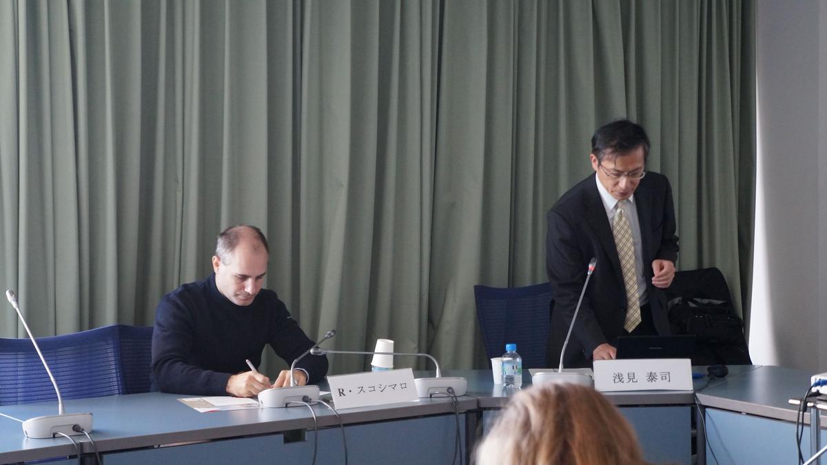 Mr. Rémi Scoccimarro and Mr. Yasushi Asami