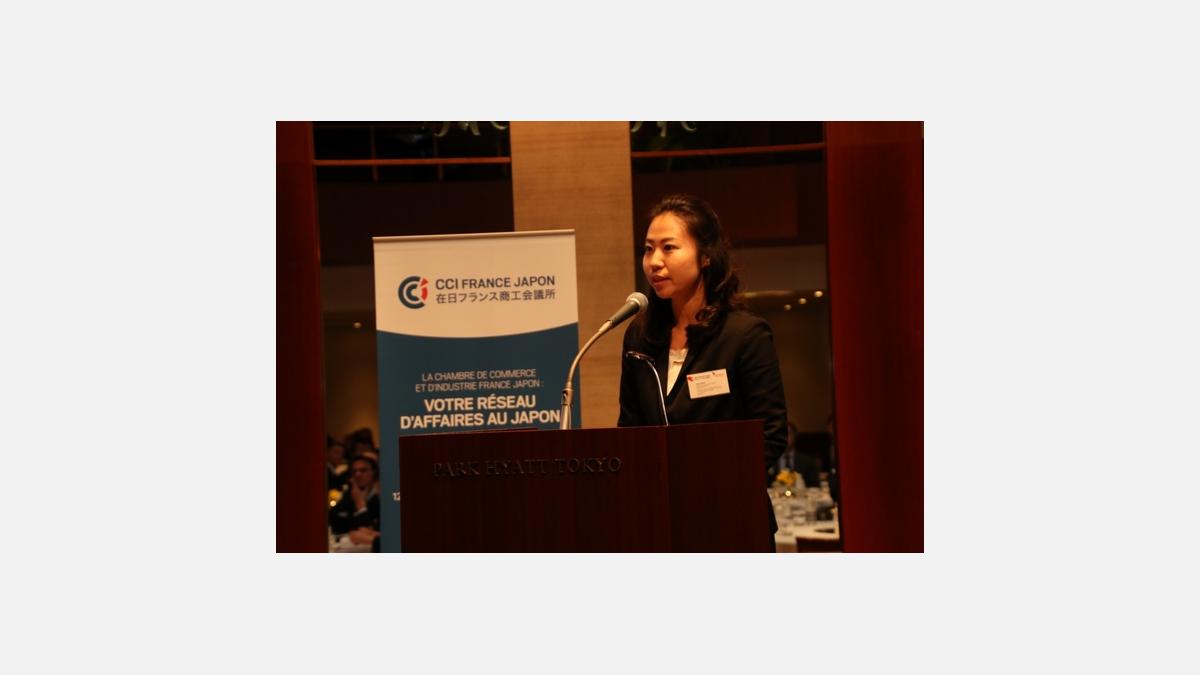 Yuka Uchida, représentante de "Bonjour France" Yuka Uchida, représentante de "Bonjour France"