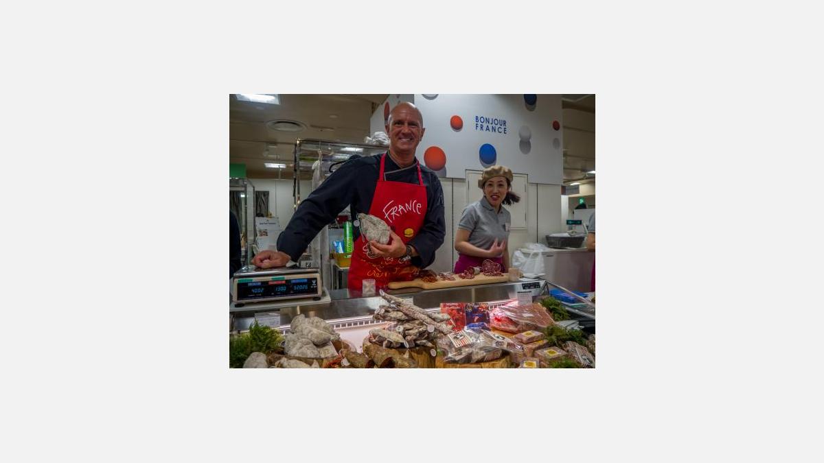 Stand charcuterie à Isetan Shinjuku