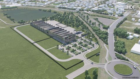 HDF Site view from top