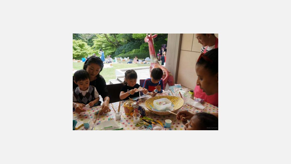 Atelier lors du déjeuner sur l'herbe