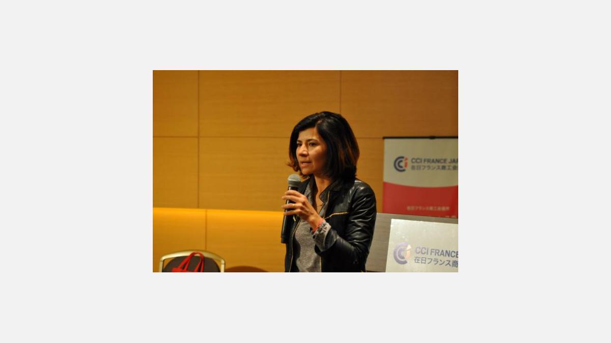 Mme Adriana Archambault, responsable du projet Bonjour France et du "Brands Forum"