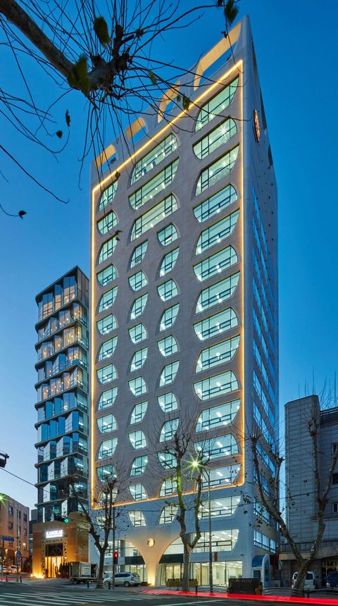 DPJ & Partners, Architecture, signe un nouvel immeuble au cœur de Gangnam DPJ & Partners, Architecture, signe un nouvel immeuble au cœur de Gangnam