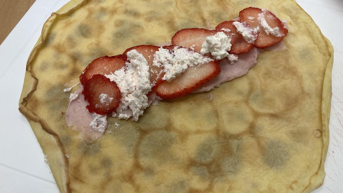 Crêpe fraise Sakura Crêpe fraise Sakura