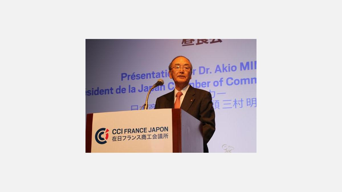 Akio Mimura, président de la Chambre de commerce du Japon