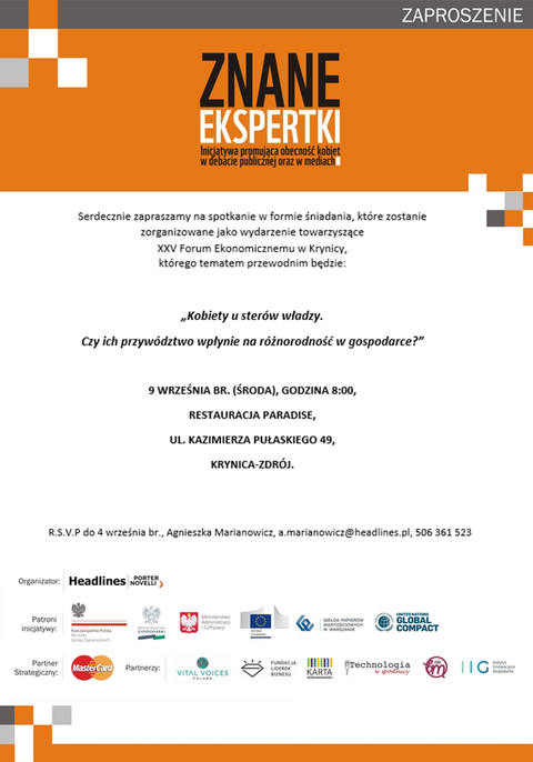 zaproszenie - Krynica