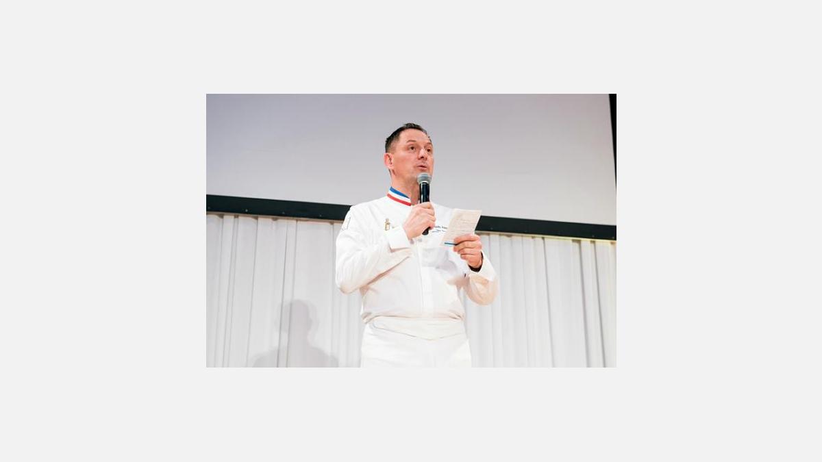 le chef étoilé François Adamski ...