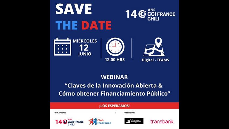 Webinar: “Claves de la Innovación Abierta & Cómo obtener Financiamiento Público”