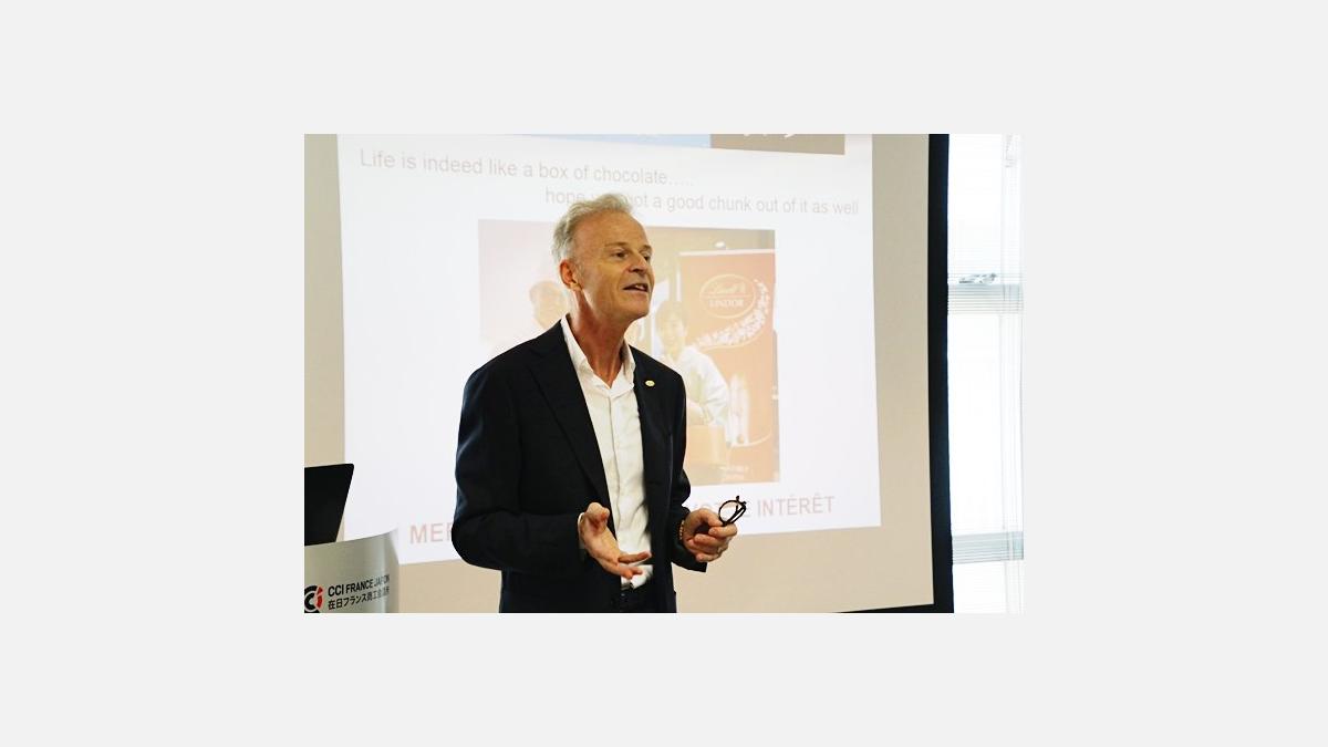 Andre Zimmermann, Representative Director of Lindt & Sprüngli Japan