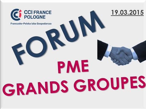FORUM PME GRANDS GROUPES