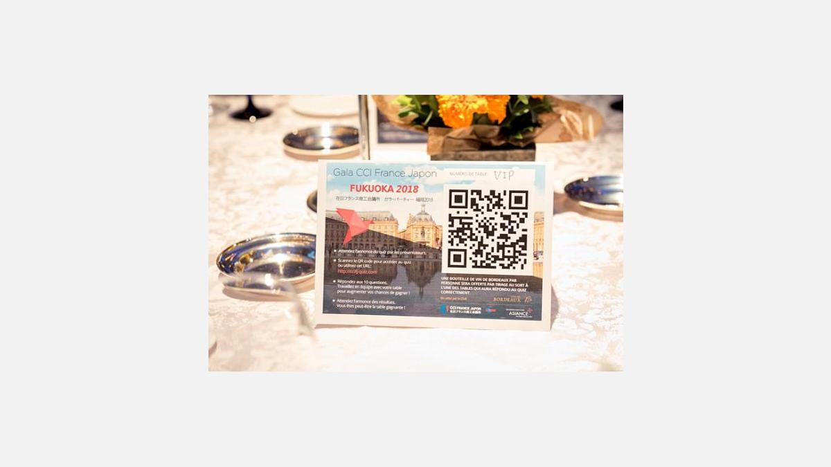 Cette années, les invités ont pu tester leurs connaissances de la CCI France Japon, Fukuoka et Bordeaux