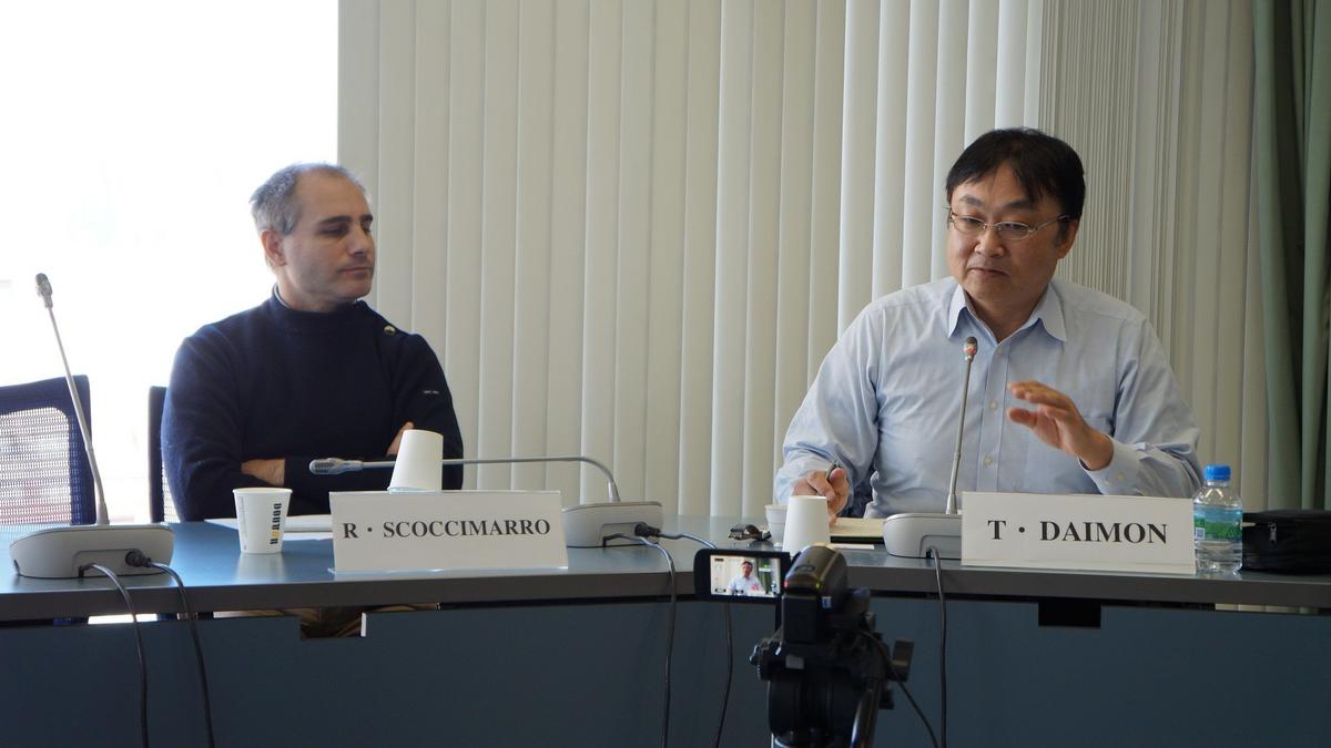 Rémi Scoccimarro et Takeshi Daimon