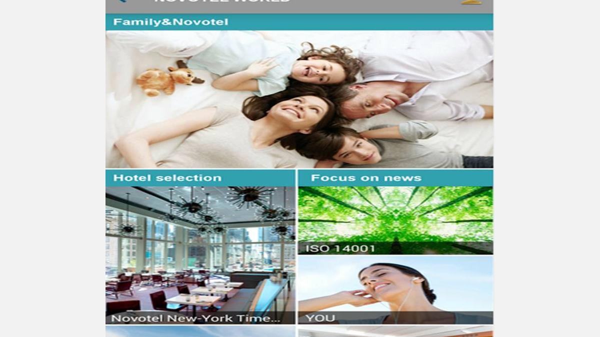 Novotel mobile app