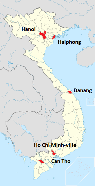 [Translate to Anglais:] carte du Vietnam