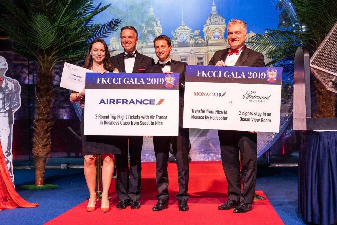 [Translate to Coréen:] Lucky Draw Air France - Gala exceptionnel de la FKCCI 2019 « Extended Monaco »