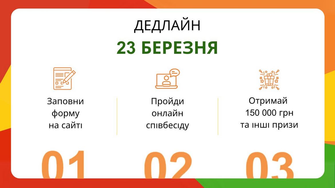 Дедлайн щоб взяти участь у конкурсі "Створено Жінками" : 23 березня 2025