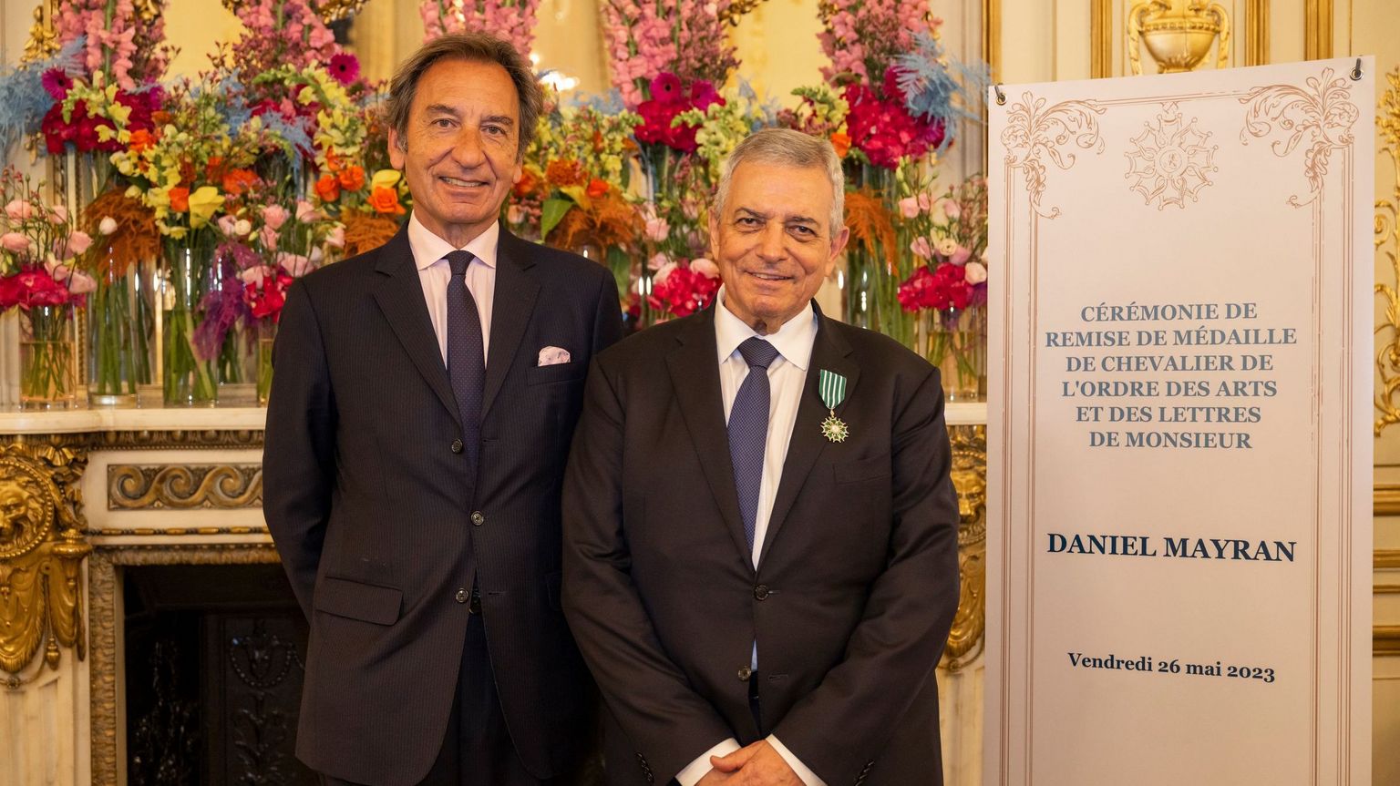 Bluebell & LBG chairman Daniel Mayran named Chevalier de l'Ordre des Arts et des Lettres