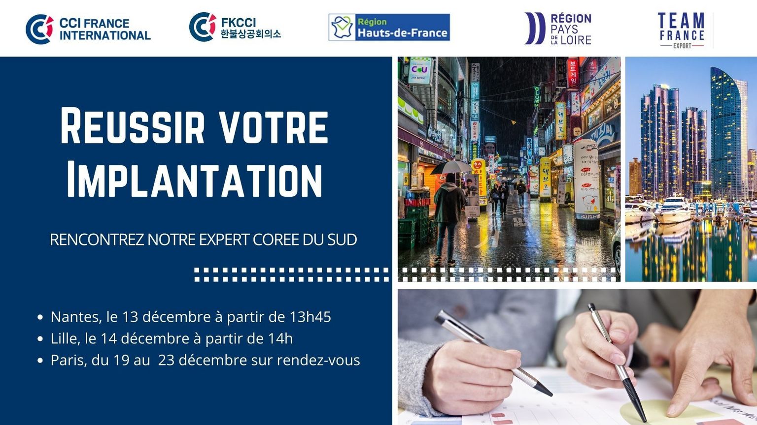 Réussir votre implantation en corée du sud - chambre de commerce franco-coréennne