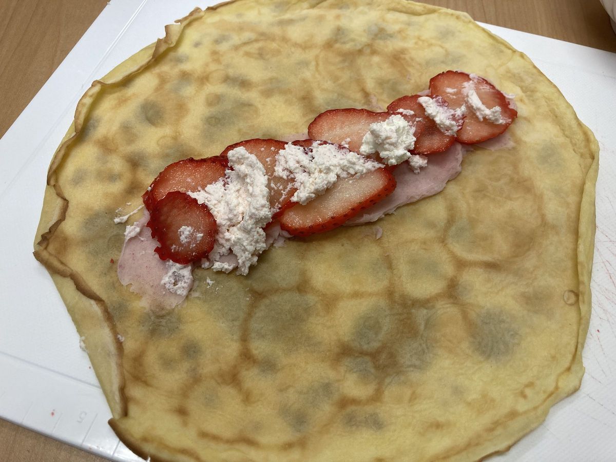 Crêpe fraise Sakura