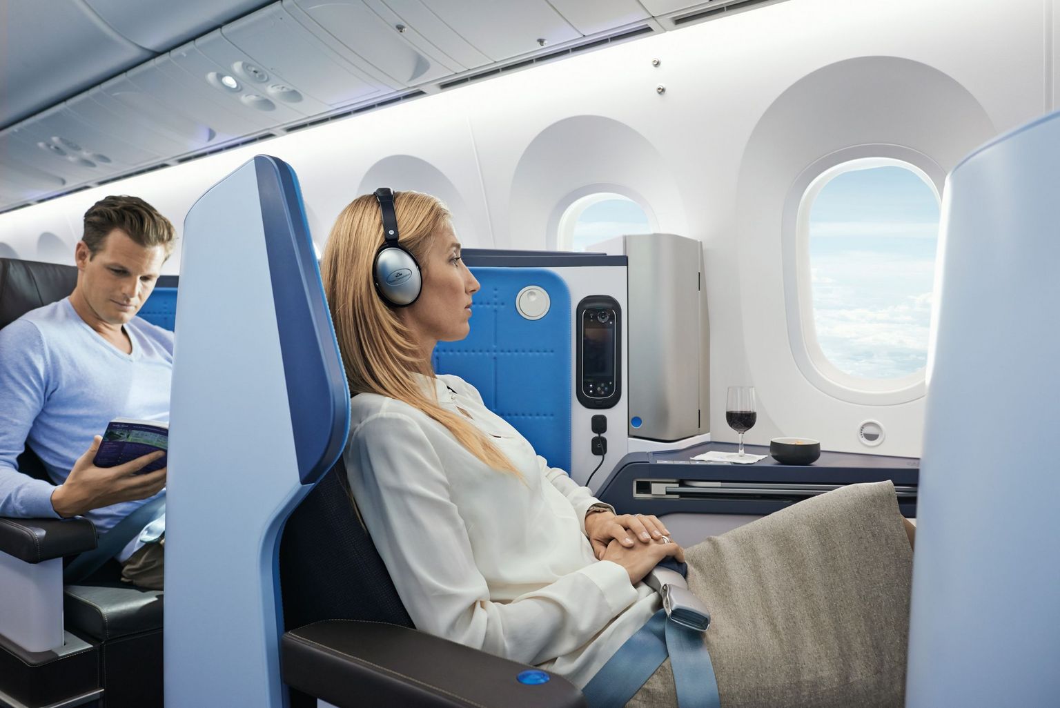 Klasa Biznes KLM kabina 787