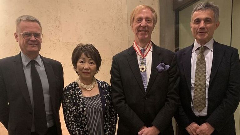 フィリップ・アヴリル氏が旭日中綬章を受章