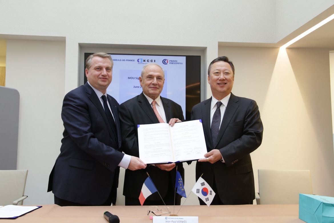 FKKCI, KCCI and Paris Ile-de-France Regional CCI MOU