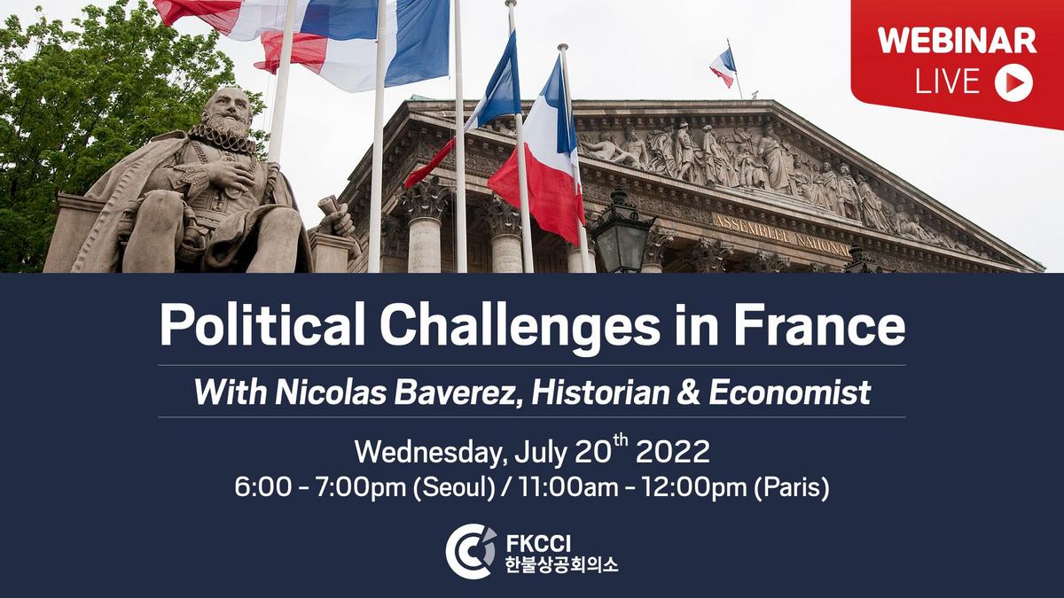 Mr. Nicolas Baverezs shared his view on political challenges in France 