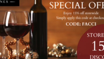 Dynamic Wines Christmas offer banner