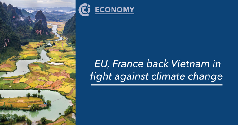 EU, France back Vietnam in fight against climate change