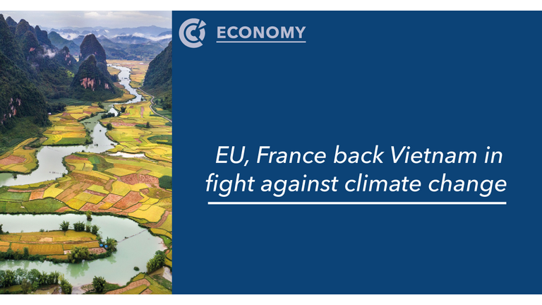 EU, France back Vietnam in fight against climate change