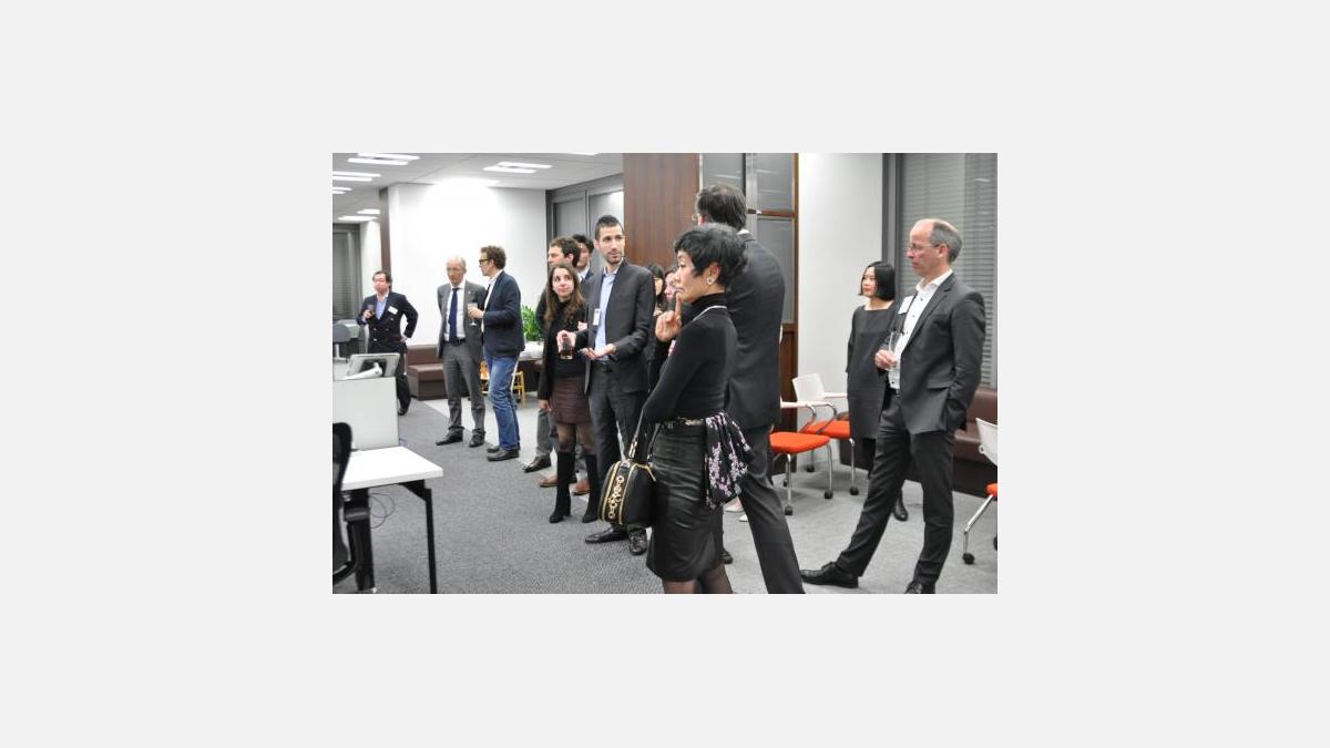 Visite guidée des bureaux CBRE