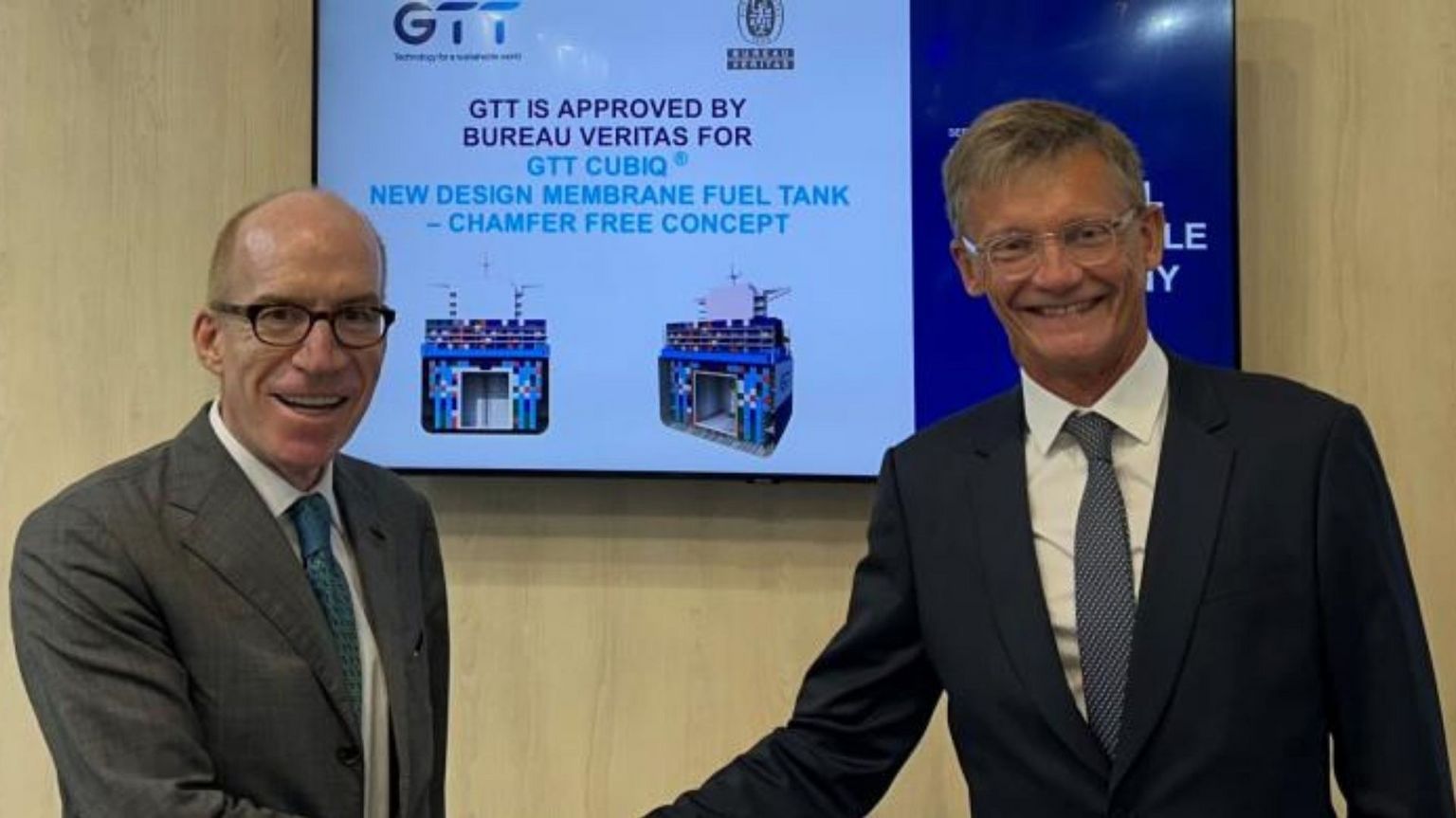 GTT unveils GTT CUBIQ™ fuel tank design, granted AiP by Bureau Veritas, to boost efficiency for LNG-fuelled container ships