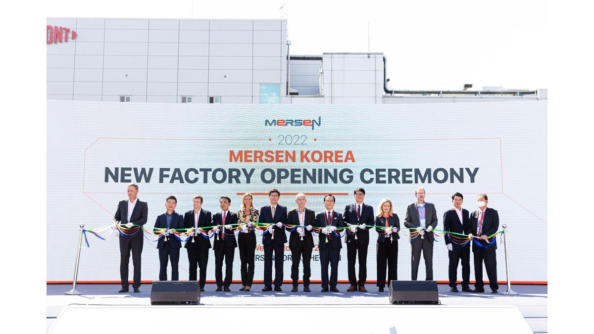 Mersen Korea inaugurates its new graphite materials production plant 