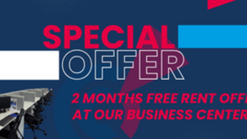 Special Offer: 2 Months Free Rent in our Business Centers!