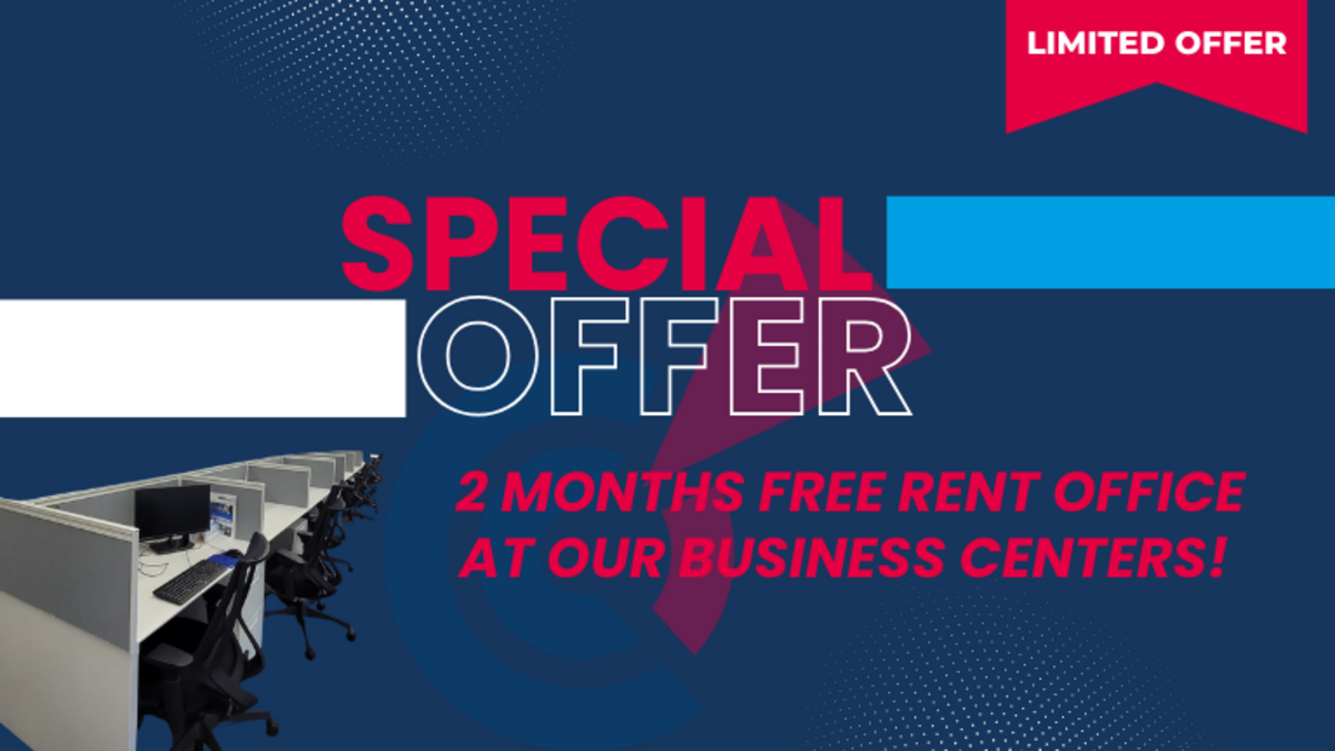 Special Offer: 2 Months Free Rent in our Business Centers!