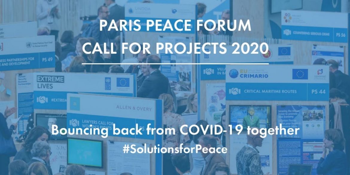 [Translate to Coréen:] Paris Peace Forum 2020 - Call For Projects