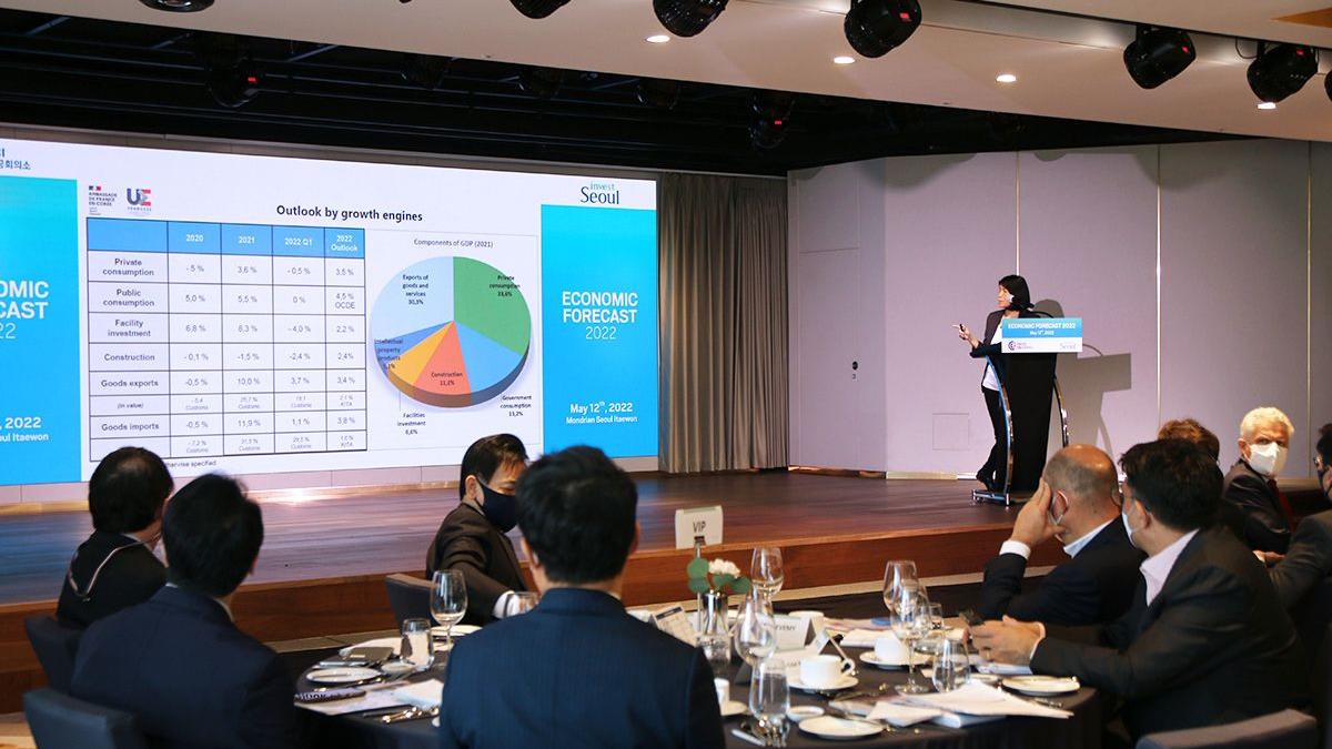 [Translate to Coréen:] Economy experts share insights during Economic Forecast Seminar 2022