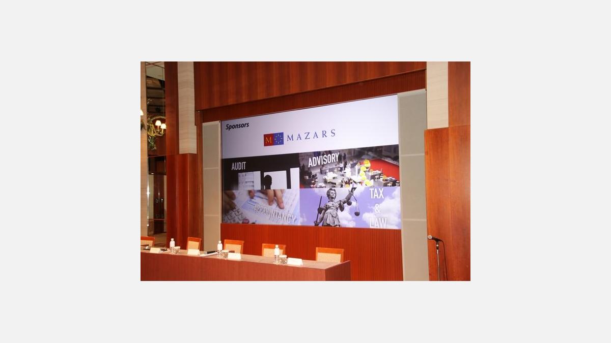 Merci à notre sponsor Mazars