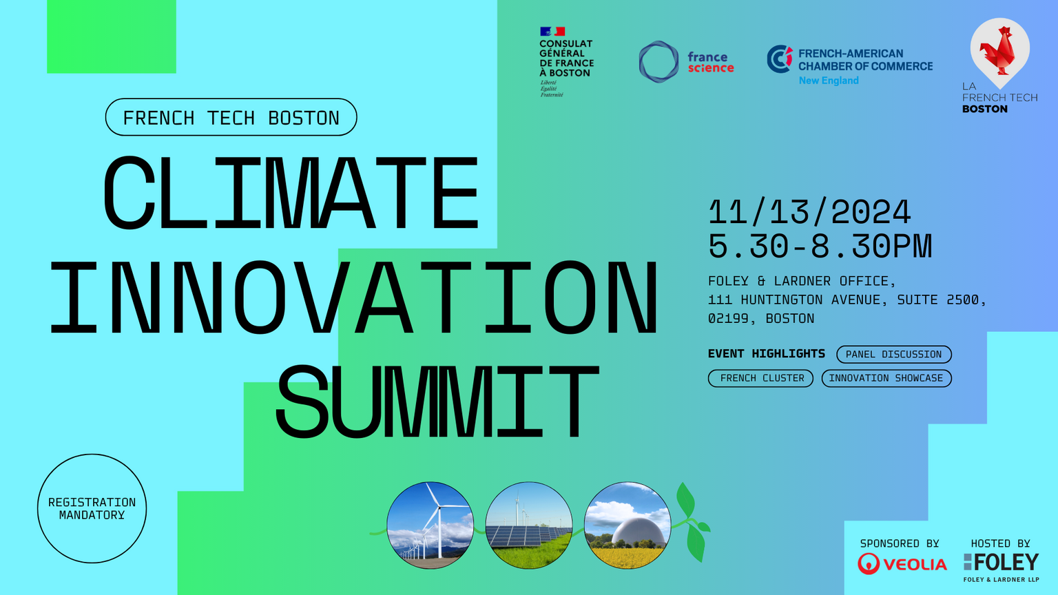 French Tech Boston Climate Innovation Summit
