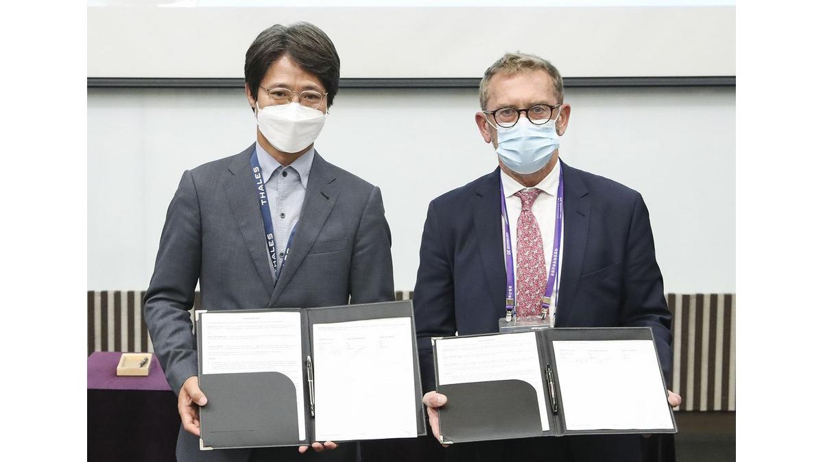 [Translate to Coréen:] SonarTech and Thales signed a MoU to develop Mine Warfare Systems in Korea