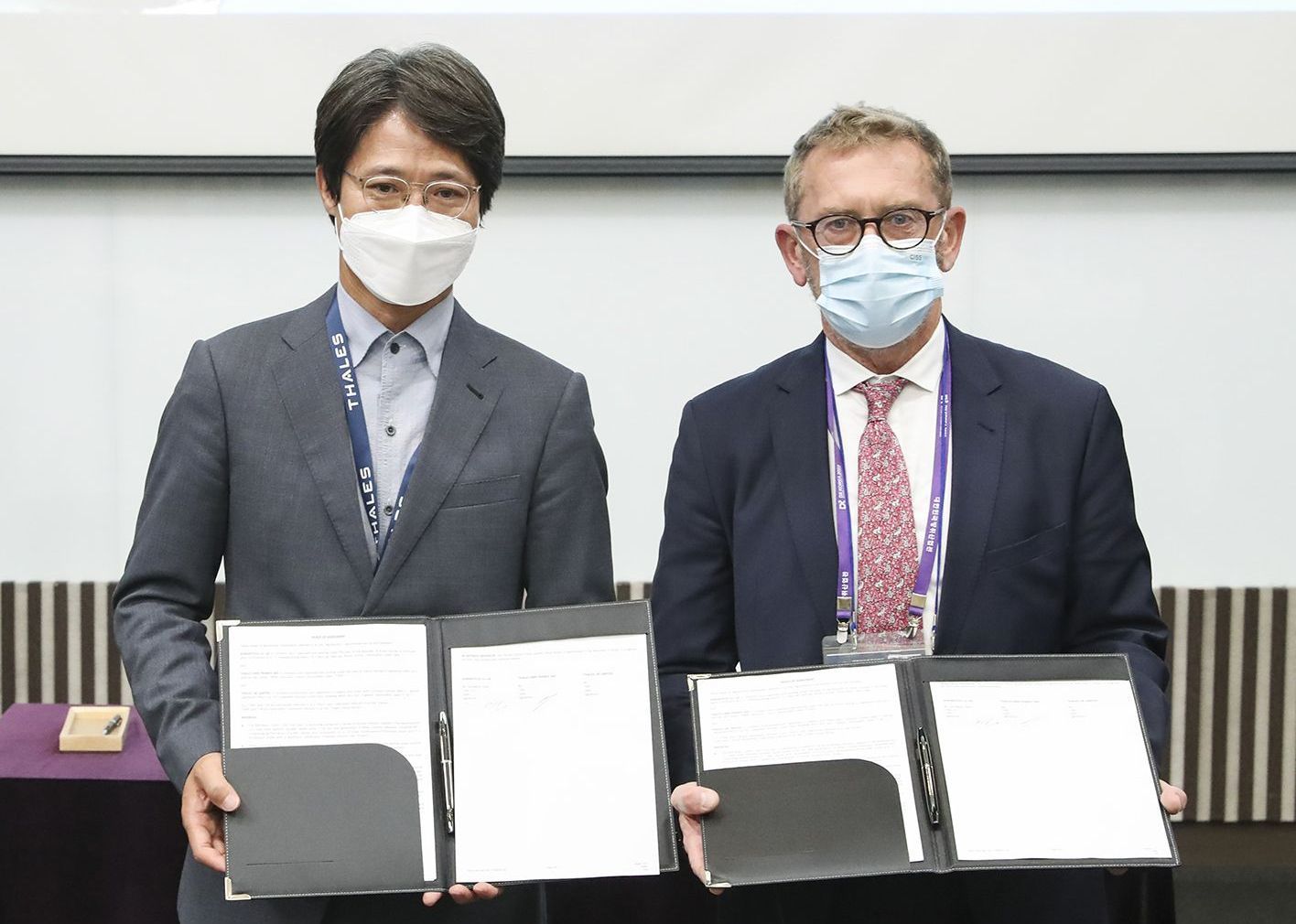 [Translate to Coréen:] SonarTech and Thales signed a MoU to develop Mine Warfare Systems in Korea